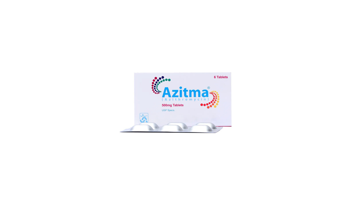 Azitma Tablets 500mg (1 Box = 1 Strip)(1 Strip = 6 Tablets)