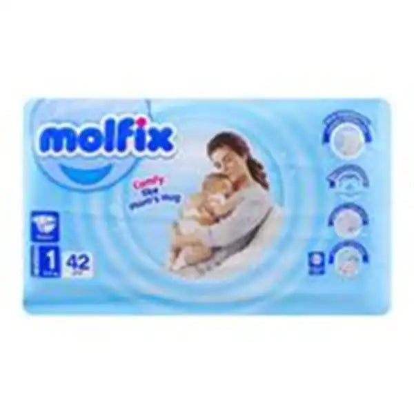 Molfix Baby Diapers Twin Pack Newborn Size 1 42Pcs
