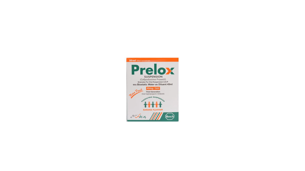 Prelox 50ml Suspension 40mg/5ml