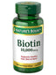 Natures Bounty Biotin Softgels 10000mcg (1 Bottle = 120 Softgels)