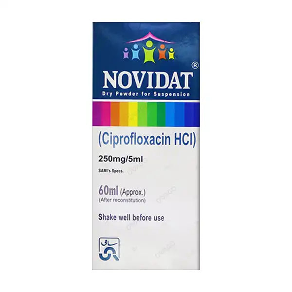 Novidat 60ml Suspension 250mg/5ml