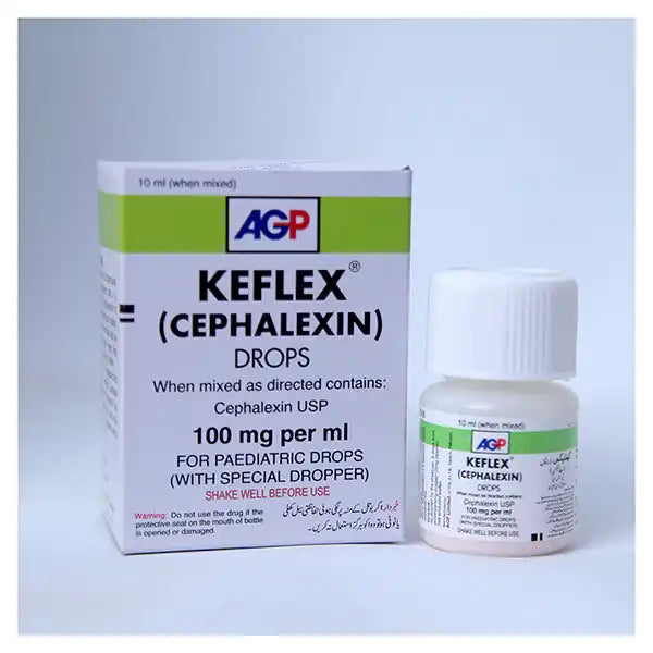 Keflex 100mg/ml Paediatric Drops 10ml