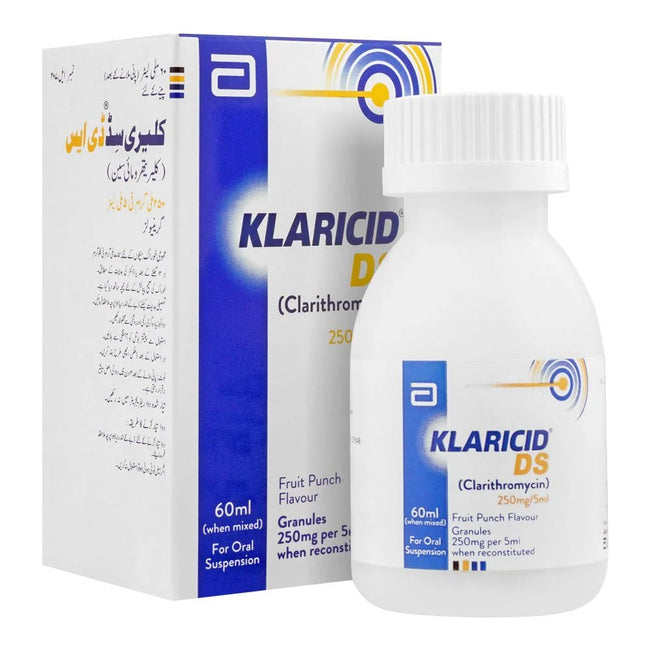 Klaricid Ds 60ml Suspension 250/5ml Hover Image