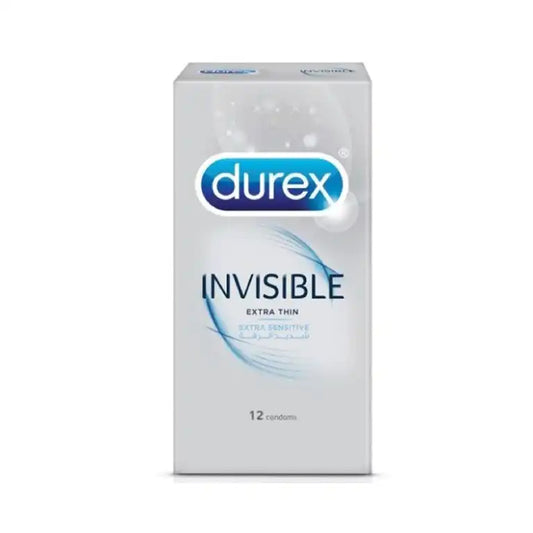 Durex Invisible Condoms (Box = 12Pcs)