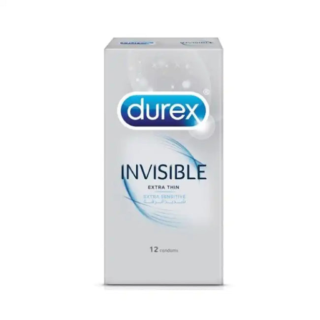 Durex Invisible Condoms (Box = 12Pcs) Hover Image