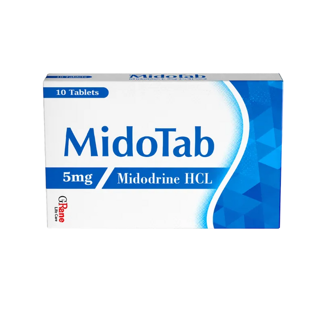 Midotab 5mg tab 10s (Midodrine HCL) Hover Image