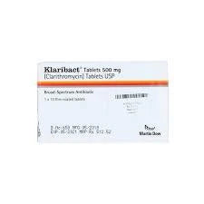 Klaribact Tablets 500mg (1 Box = 1 Strip)(1 Strip = 10 Tablets) Hover Image