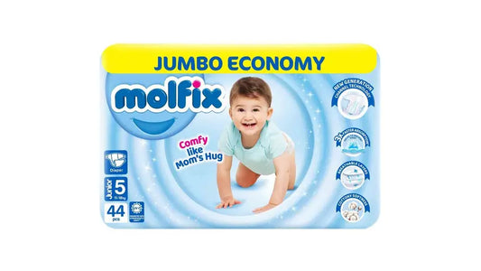 Molfix Junior Diapers Jumbo Pack Junior size 5 44Pcs