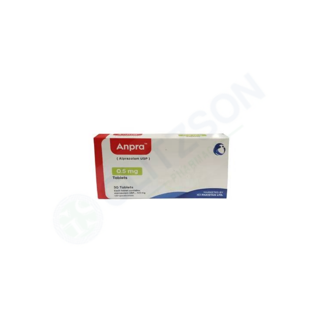 ANPRA TABLET 0.5MG(1 BOX - 3 STRIPS) Hover Image