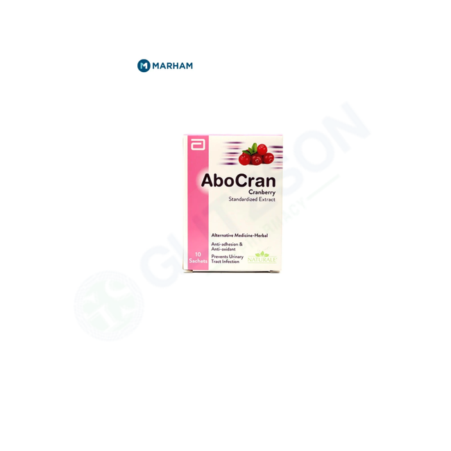 Abocran Cranberry Sachet 250mg (1 Box = 10 Sachets) Hover Image