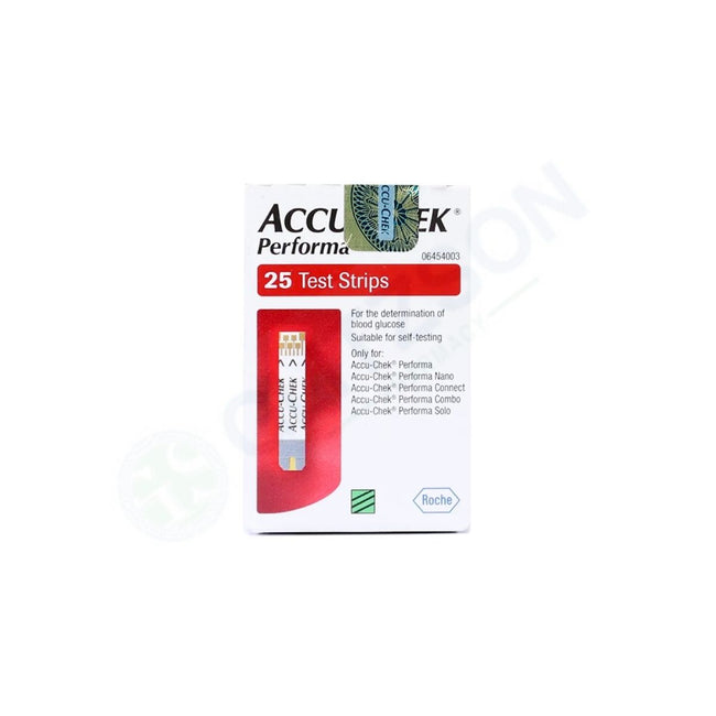 Accu-Chek Performa Gluco Strips (Box = 25 Strips) Hover Image