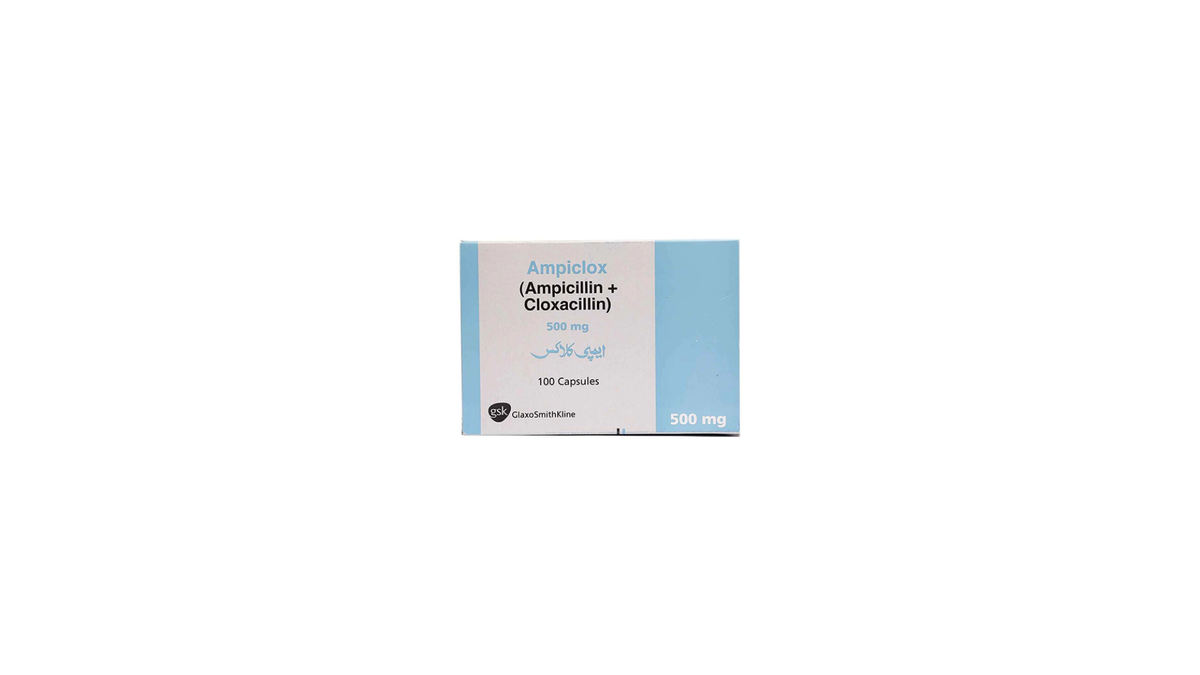 Ampiclox Capsules 500mg (1 Strip = 20 Capsules)