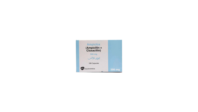 Ampiclox Capsules 500mg (1 Strip = 20 Capsules) Hover Image