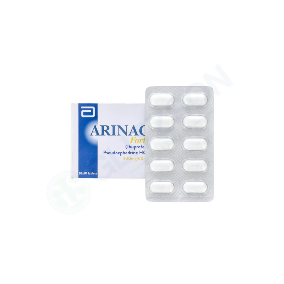 Arinac Forte Tablets 400mg/60mg (1 Strip = 10 Tablets)