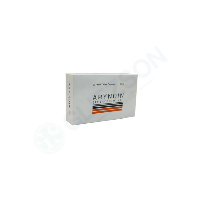 Arynoin Softgel Capsules 20mg (1 Strip = 10 Capsules) Hover Image