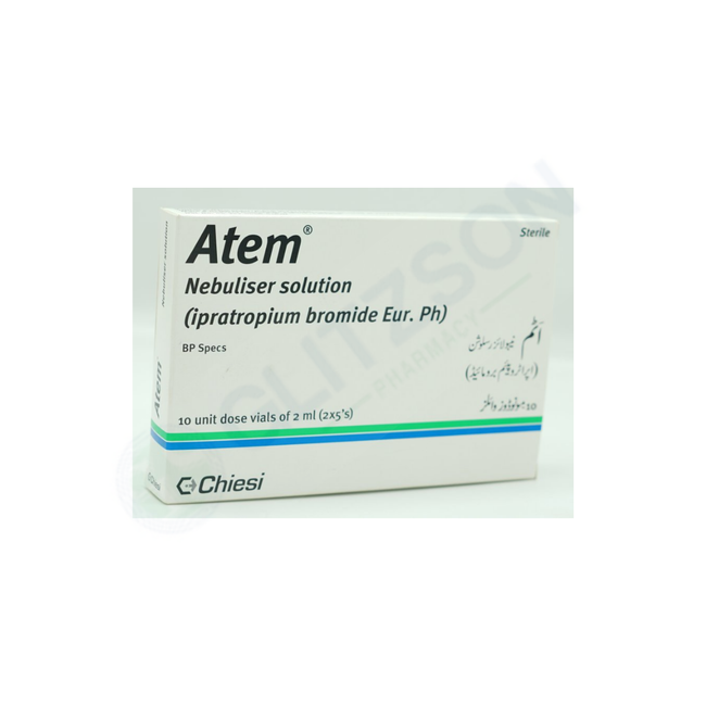 Atem Nebuliser Solution Ampoule 0.025% 2ml (1 Box = 10 Ampoules) Hover Image