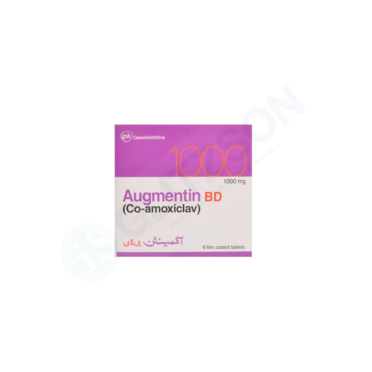 Augmentin Tablet 1g (1 Strip = 6 Tablets)