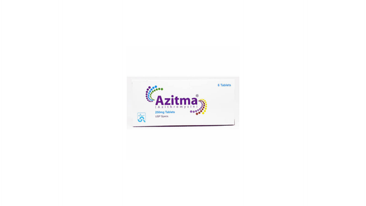 Azitma Tablets 250mg (1 Box = 2 Strips) (1 Strip = 6 Tablets)