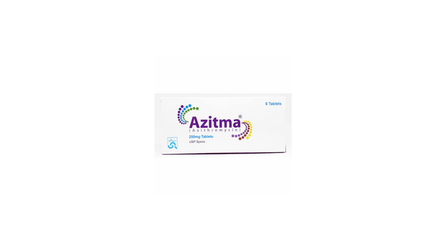 Azitma Tablets 250mg (1 Box = 2 Strips) (1 Strip = 6 Tablets) Hover Image