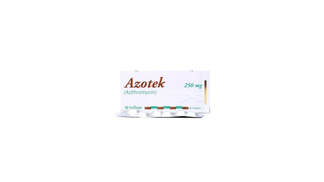 Azotek Tablets 250mg (1 Box = 1 Strip)(1 Strip = 6 Tablets) Hover Image