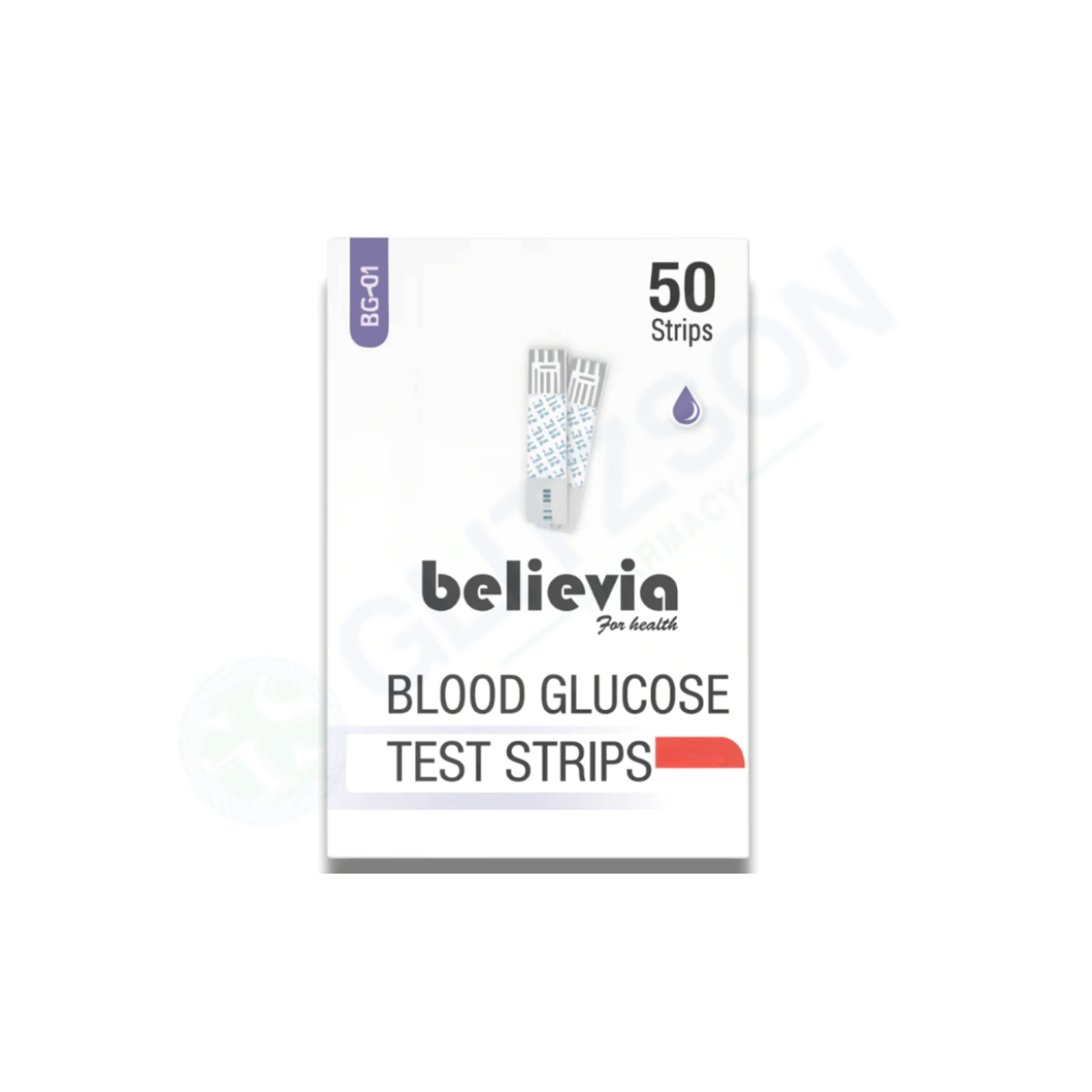 Believia blood glucose test strips 50s