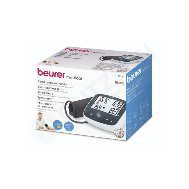 Beurer Upper Arm Blood Pressure Monitor BM 40 Hover Image