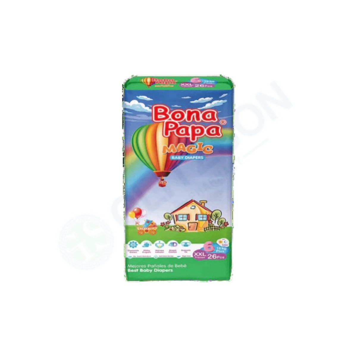 Bona Papa Magic Baby Diapers XXL size 6 30Pcs