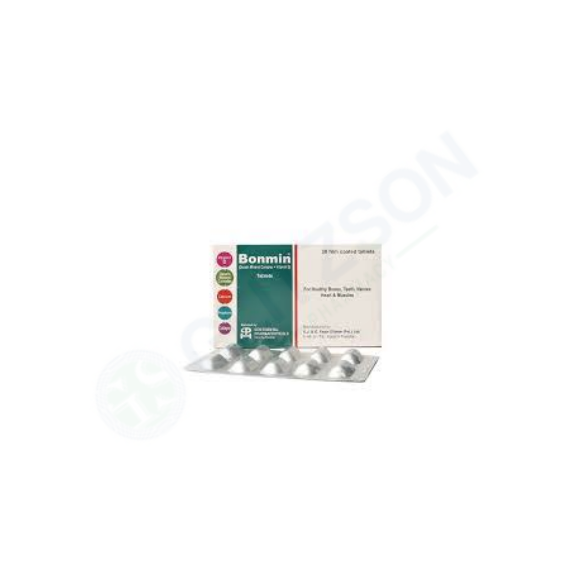 Bonmin Tablets 830mg (1 Strip = 10 Tablets)