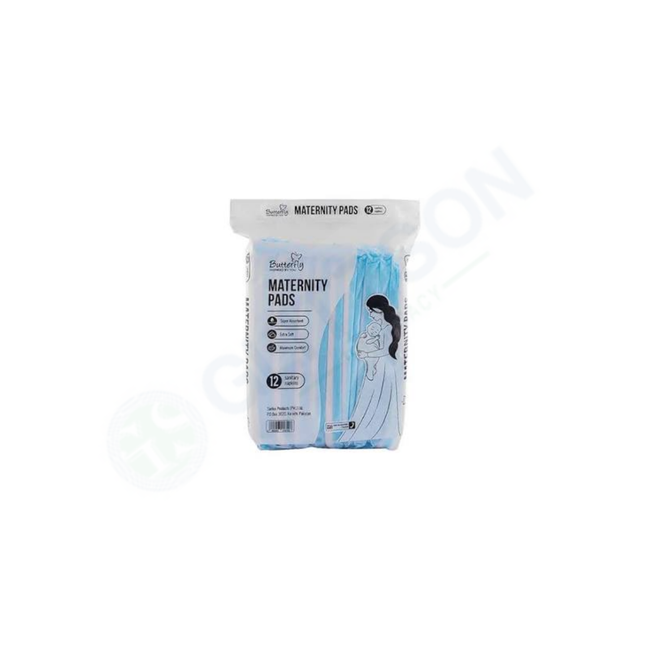 Butterfly Maternity Pads 12Pcs Hover Image