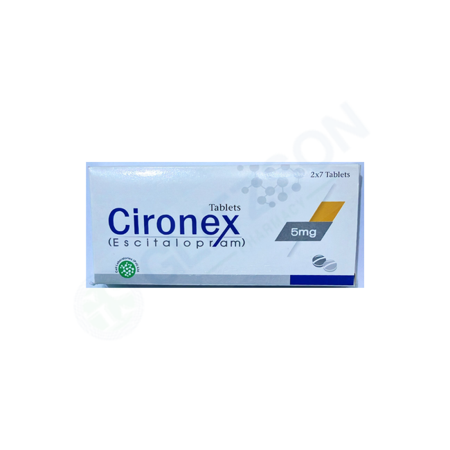 CIRONEX 5MG TAB (1BOX =14 TAB) Hover Image