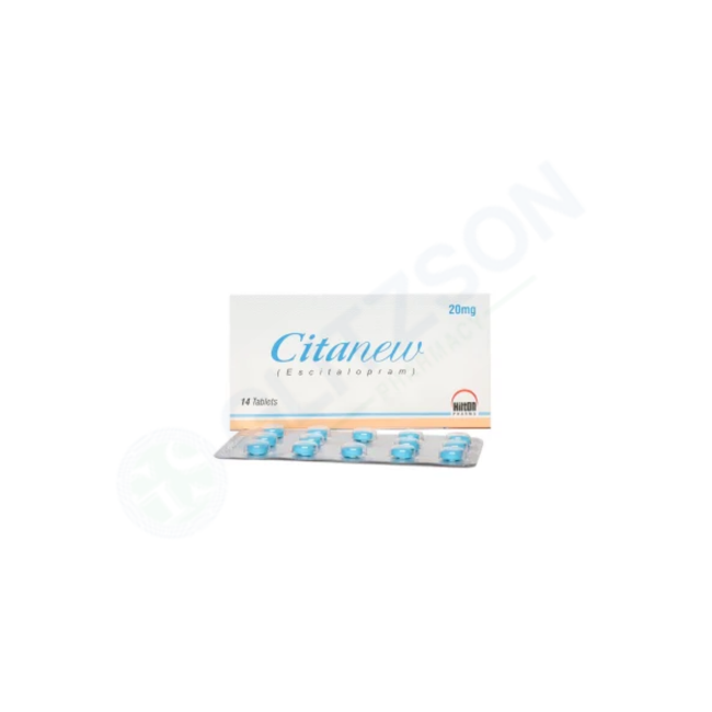 Citanew Tablets 20mg (1 Box = 1 Strip)(1 Strip = 14 Tablets) Hover Image