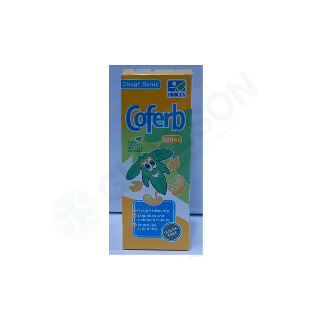 Coferb Cough Syrup 120ml Hover Image