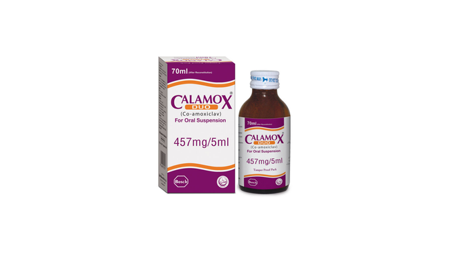 Calamox DUO 70ml Suspension 400mg/57ml Hover Image