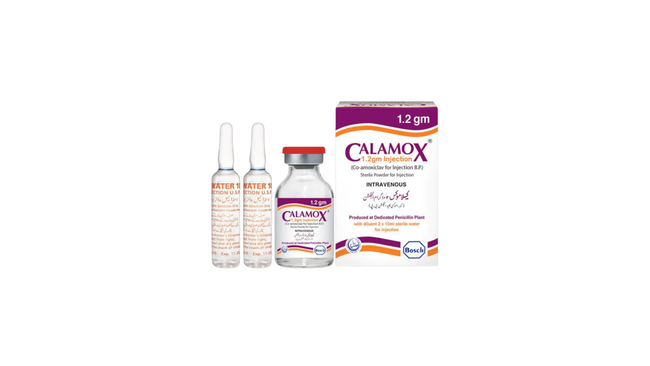 Calamox Iv Injection 1.2 g (1 Box = 1 Injection) Hover Image
