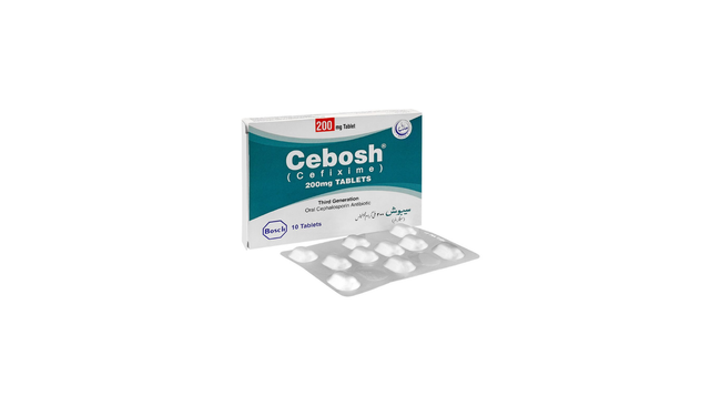 Cebosh Tablets 200mg (1 Box = 1 Strip)(1 Strip = 10 Tablets) Hover Image