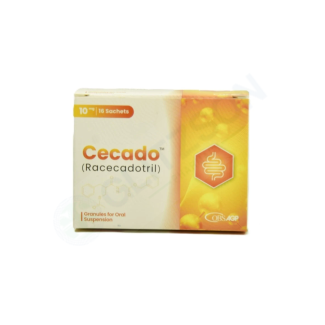 Cecado Granules Sachets 10mg (1 Box = 16 Sachets) Hover Image