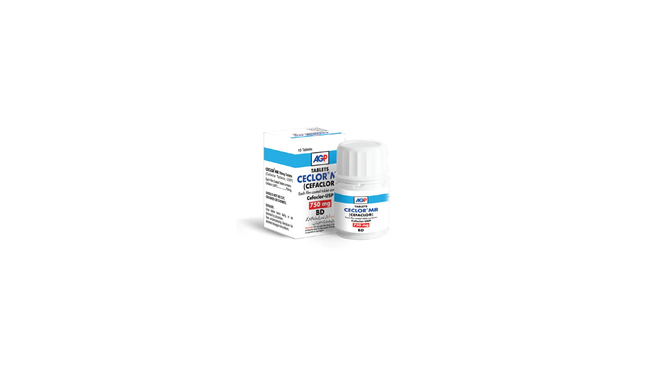 Ceclor MR Tablets 750mg (1 Box = 1 Strip)(1 Strip = 10 Tablets) Hover Image