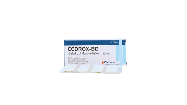 Cedrox-BD Tablets 500mg (1 Box = 2 Strips) (1 Strip = 10 Tablets) Hover Image