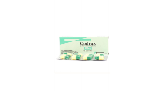 Cedrox Capsules 500mg (1 Strip = 12Capsules)