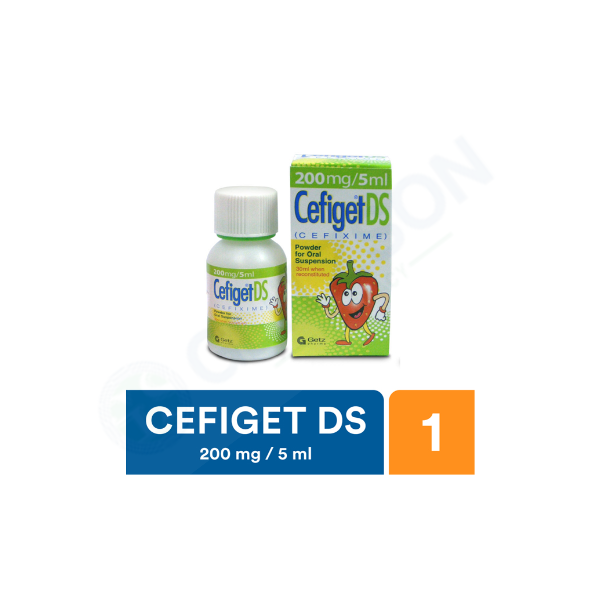 Cefiget DS 30ml Suspension 200mg/5ml