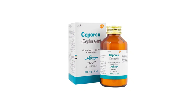 Ceporex 90ml Suspension 250mg/5ml Hover Image