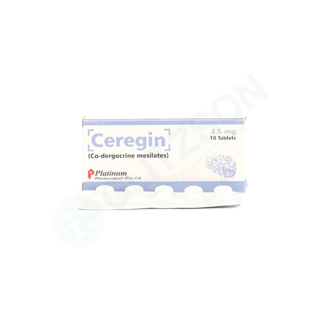 Ceregin Tablets 4.5mg (1 Box = 1 Strip)(1 Strip = 10 Tablets) Hover Image