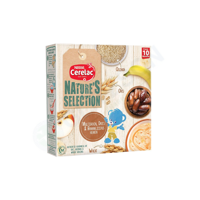 Cerelac Natures Selection Cereal, Multigrain, Dates & Bananalicious 175g Hover Image