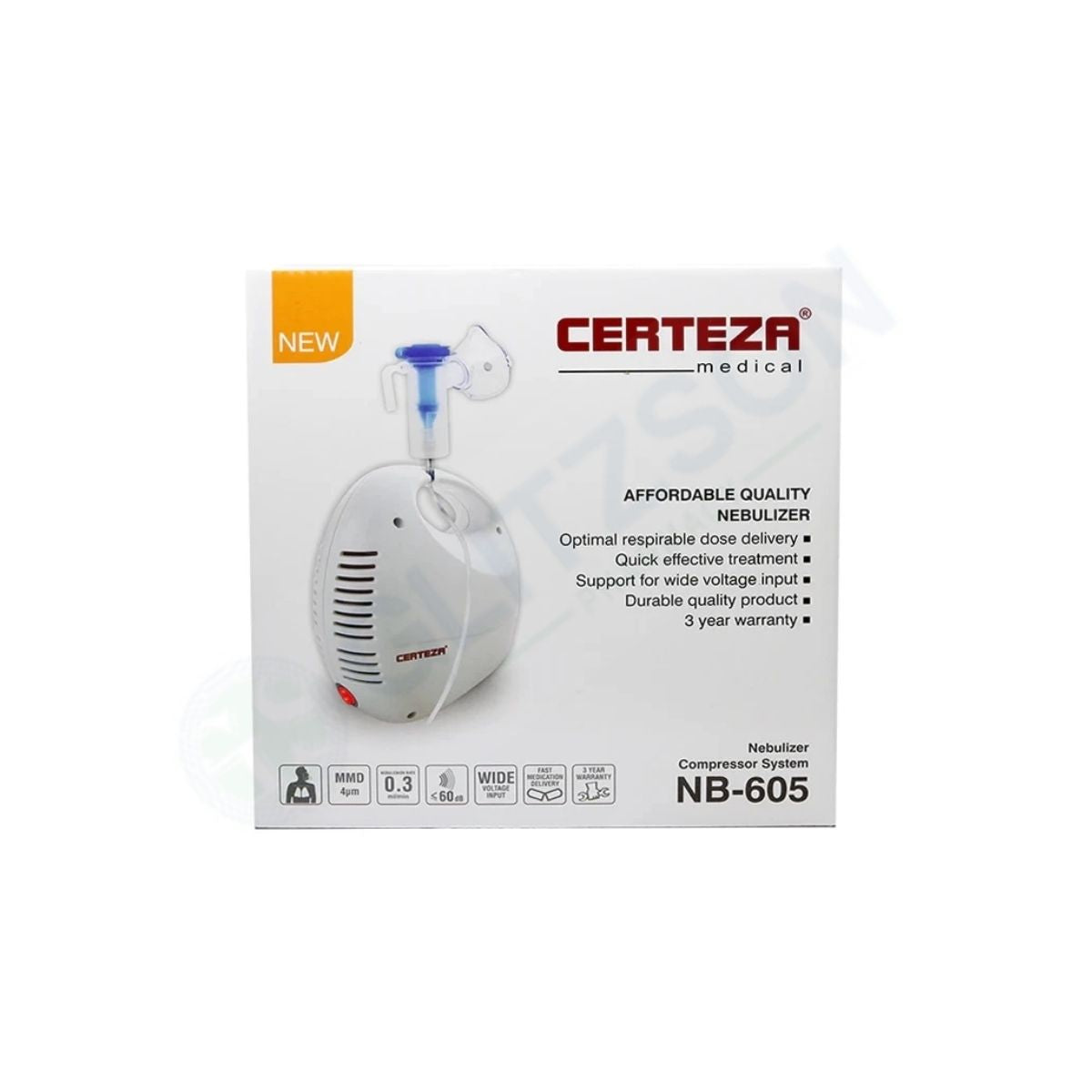 Certeza Compressor Nebulizer NB-605
