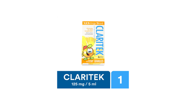 Claritek 25ml Oral Drops 125mg/5ml Hover Image