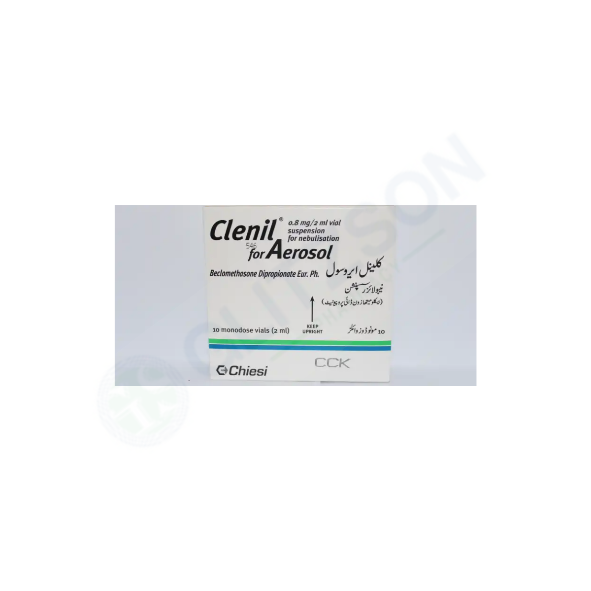Clenil For Areosol Ampoule 0.8mg/2ml (1 Box = 10 Nebulization Solution)