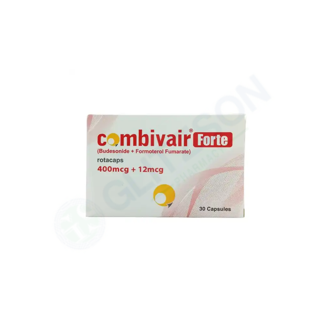 Combivair Forte Capsules 400mg+12mg (1 Box = 3 Strips) (1 Strip = 10 Capsules) Hover Image