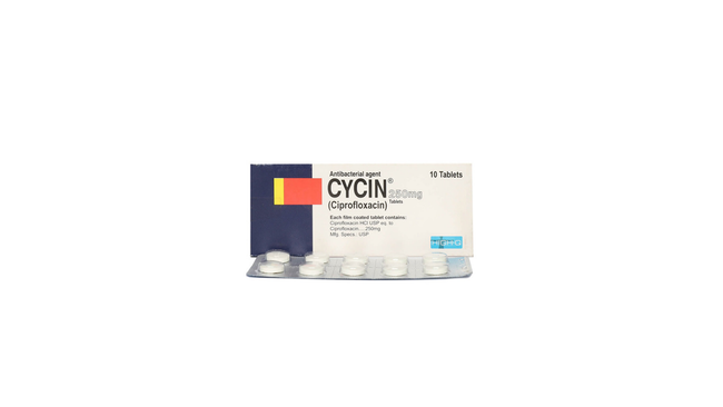 Cycin Tablets 250mg (1 Box = 1 Strip)(1 Strip = 10 Tablets) Hover Image