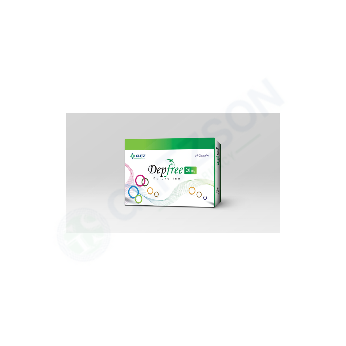DEPFREE 20MG CAPSULE(1 BOX=1 STRIP)(1 STRIP=10 CAPSULES)