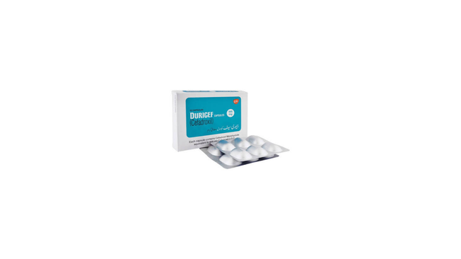 Duricef Capsules 500mg (1 Strip = 6 Capsules) Hover Image